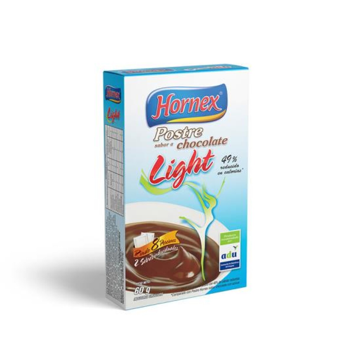 NAT-POSTRE LIGHT HORNEX CHOCOLATE 8P 