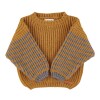 Buzo de punto camel y gris 3 años PiuPiuchick Buzo De Punto Camel Y Gris 3 Años Piupiuchick