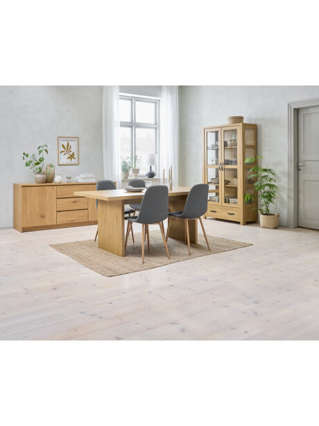 Aparador LIMFJORDEN 2 puertas 3 cajones roble/blanco Aparador LIMFJORDEN 2 puertas 3 cajones roble/blanco