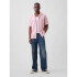 V-SS STANDARD LINEN COTTON RESORT COLLAR DUSTY PINK