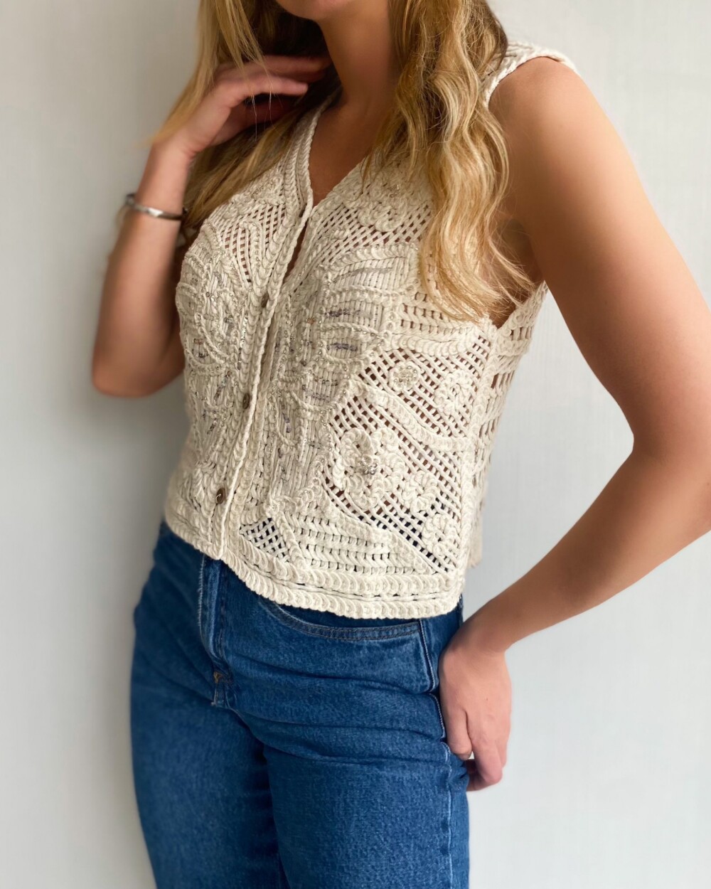 Chaleco Brighton Beige