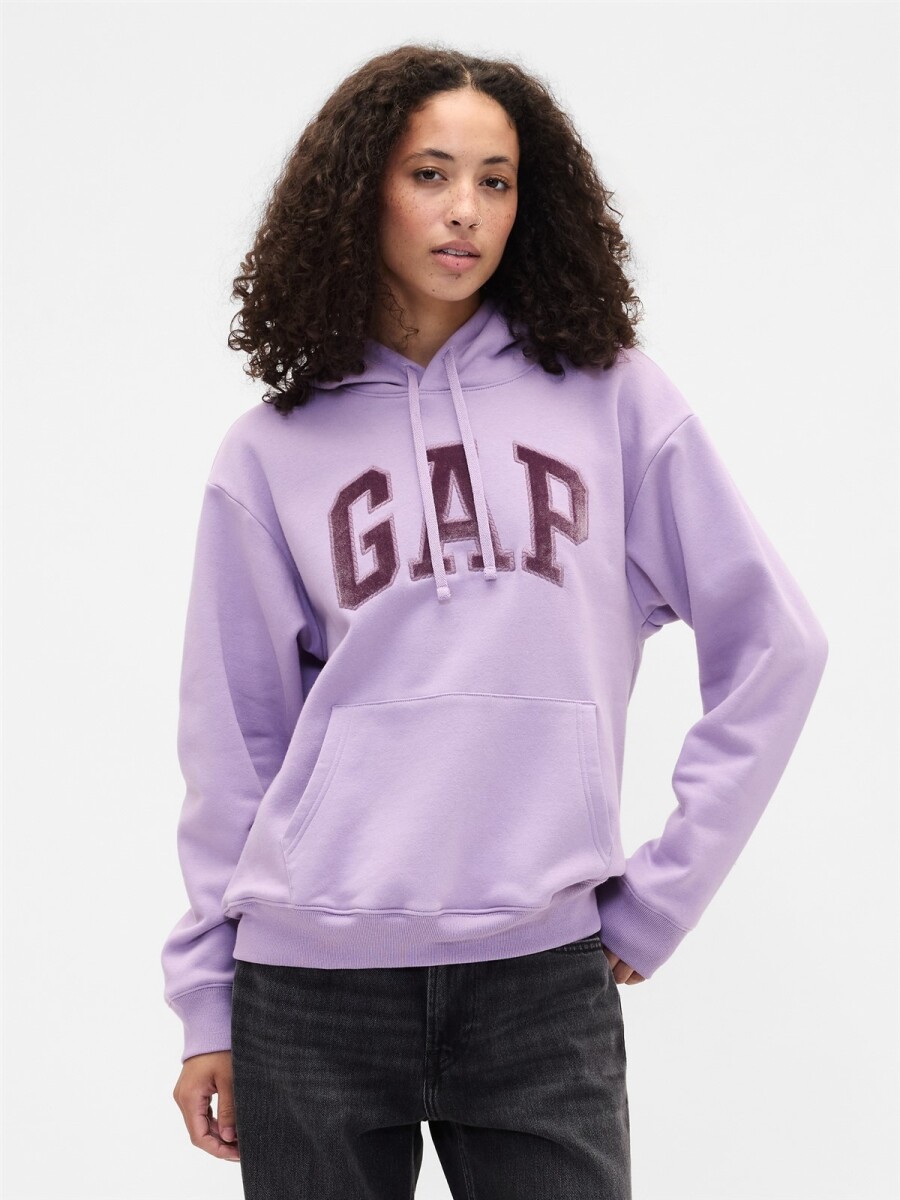Canguro Logo Gap Hombre - Purple Tune 
