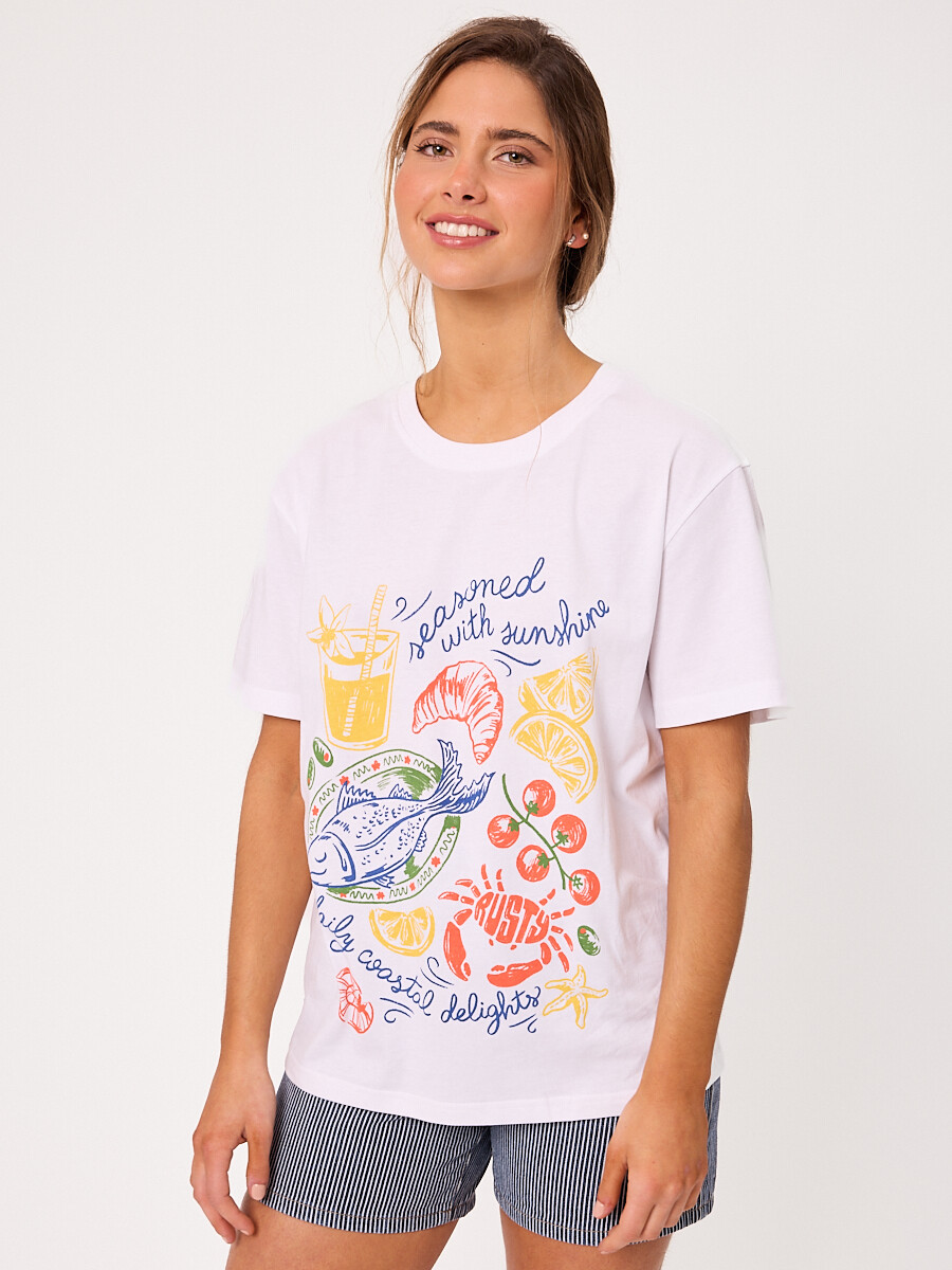 T-SHIRT NANI RUSTY - Blanco 