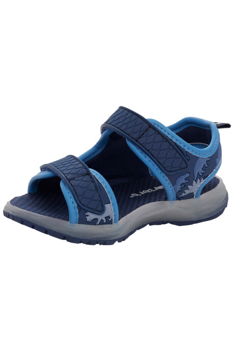 Sandalias con velcro y luces, diseño dinosaurios Sandalias con velcro y luces, diseño dinosaurios