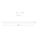TOALLERO RECTANGULAR METAL LATON CROMADO BRILLO 60CM CROMO