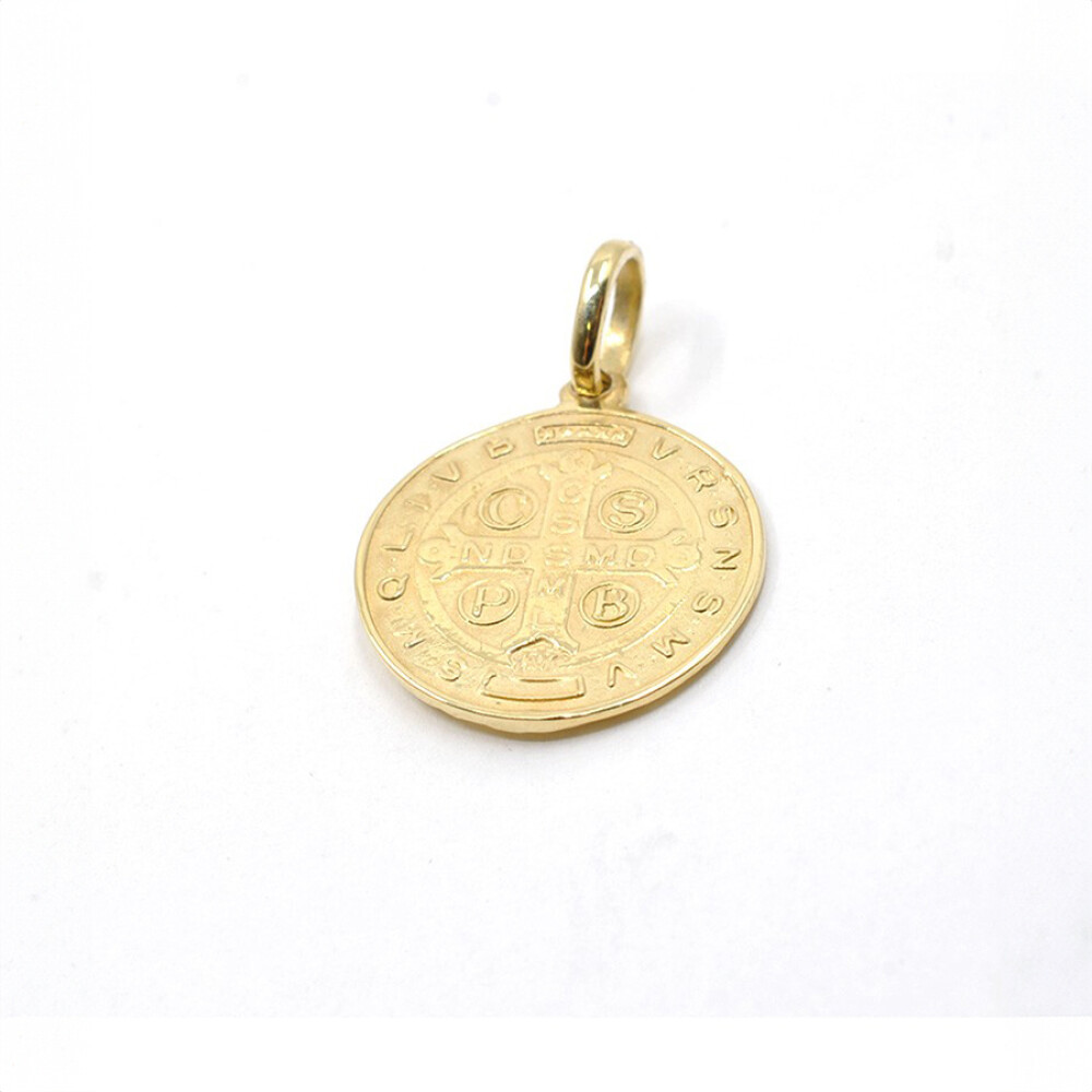 Medalla En Oro 18K amarillo San Benito. 21 mm. Medalla En Oro 18K amarillo San Benito. 21 mm.