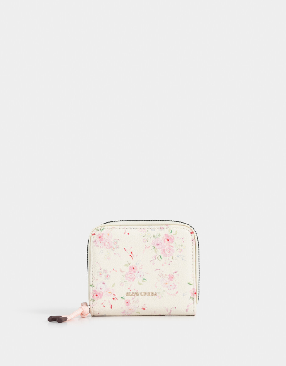 Billetera - Estampado Flores 