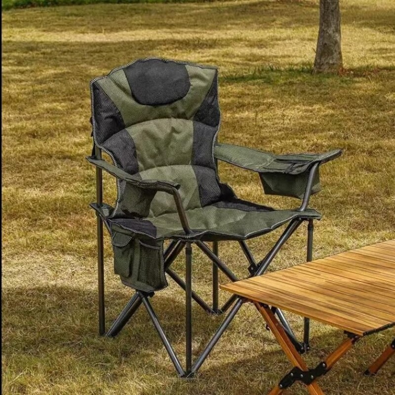 Silla de Camping Pesada Plegable – Reforzada y Ultraportable Silla de Camping Pesada Plegable – Reforzada y Ultraportable