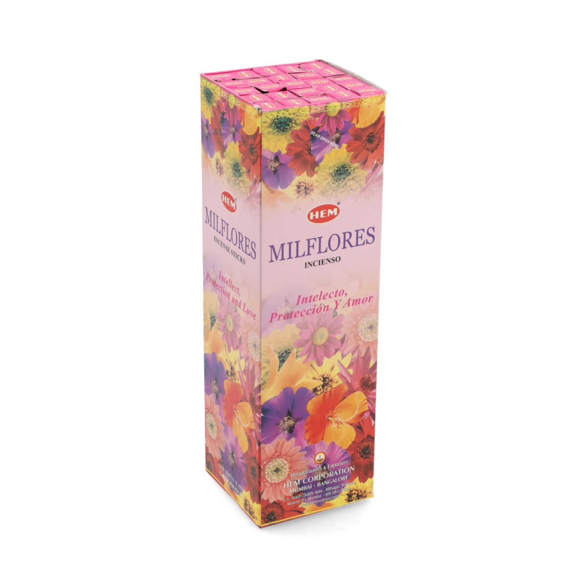 INCIENSO HEM CAJA CARBÓN X25 - Mil Flores 