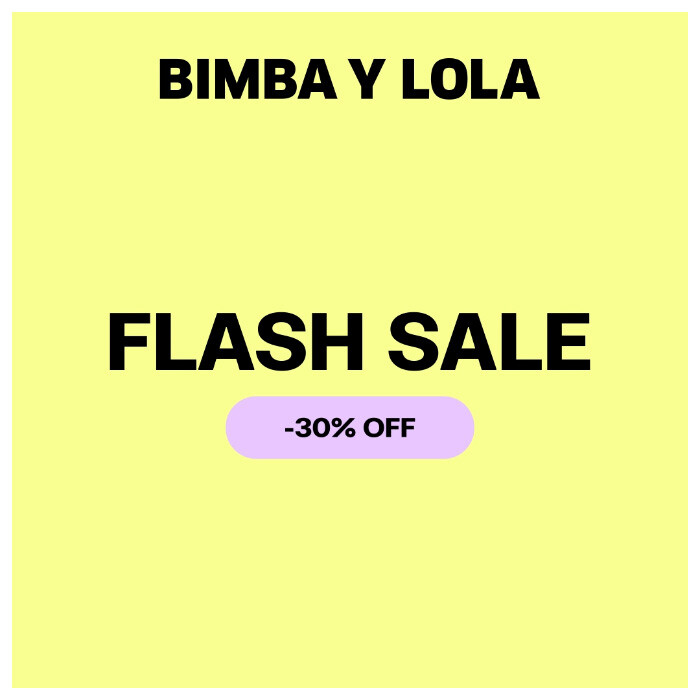 Bimba y Lola flash sale