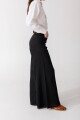 PANTALON WIDE XL LINEN SS26 Negro