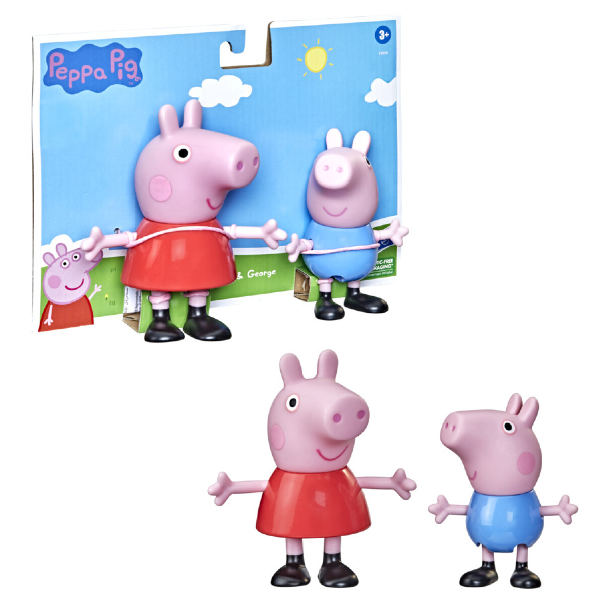 Figuras Peppa Pig Peppa y George 12 cm - 001 