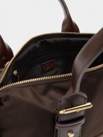 Bolso De Hombro De Nylon marron
