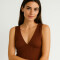 Musculosa Runda Marron