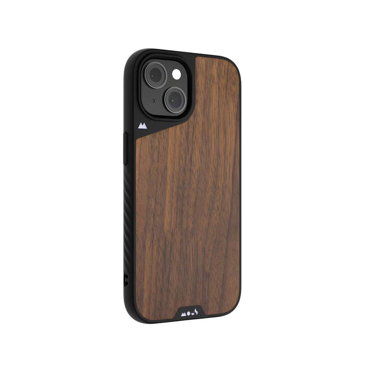 Protector MOUS Case Limitless 5.0 AiroShock con MagSafe para iPhone 15 Plus Walnut
