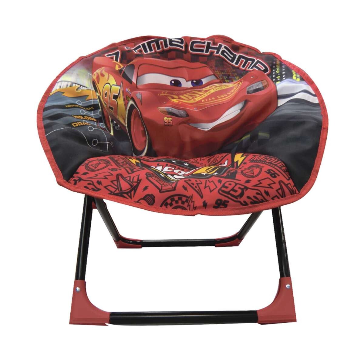 Silla Honguito Cars Plegable con Broche Seguridad - Multicolor 