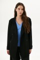 TRENCH SUEDE NEGRO