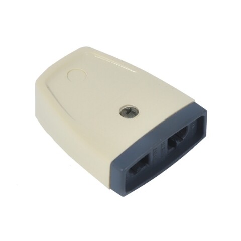 FICHA HEMBRA EUROAMERICANA 2X10A K MARFIL FICHA HEMBRA EUROAMERICANA 2X10A K MARFIL