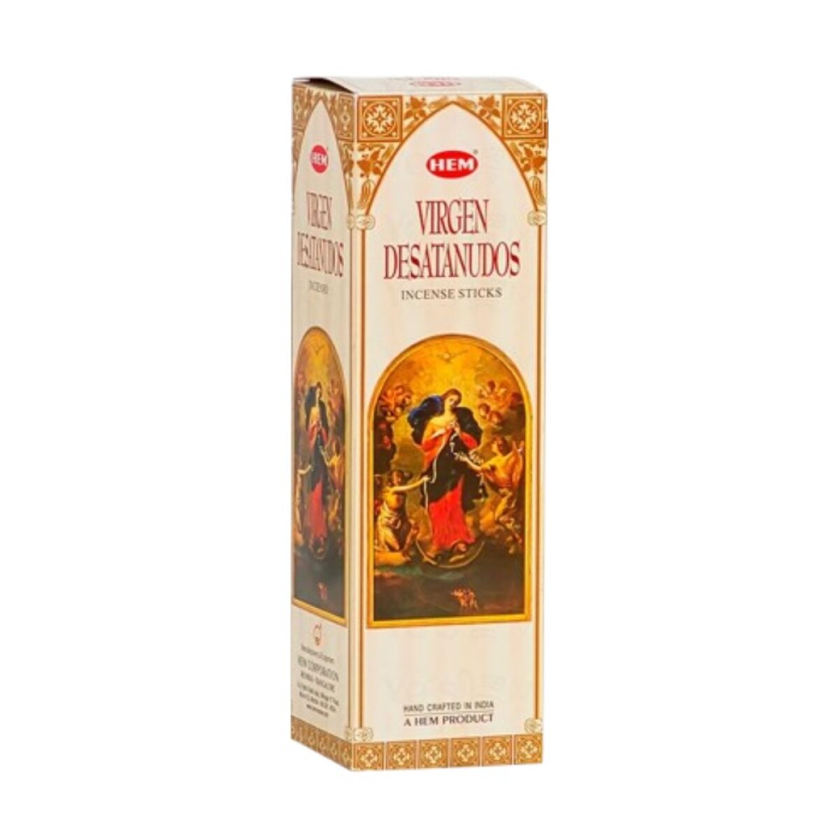 INCIENSO HEM CAJA DE CARBÓN X25 - Virgen Ma. Desatanudos 