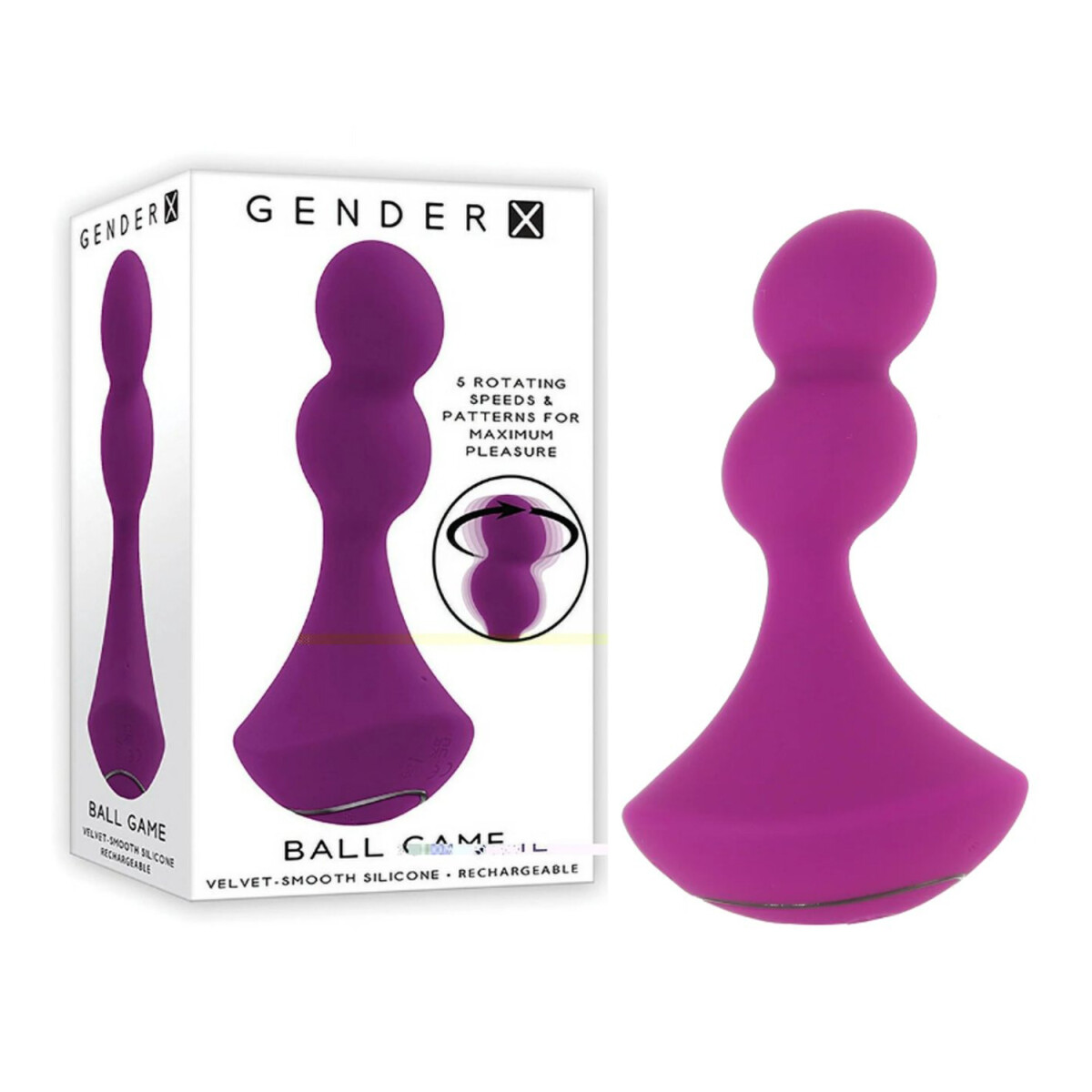 Vibrador Rotador Ball Game Gender X 