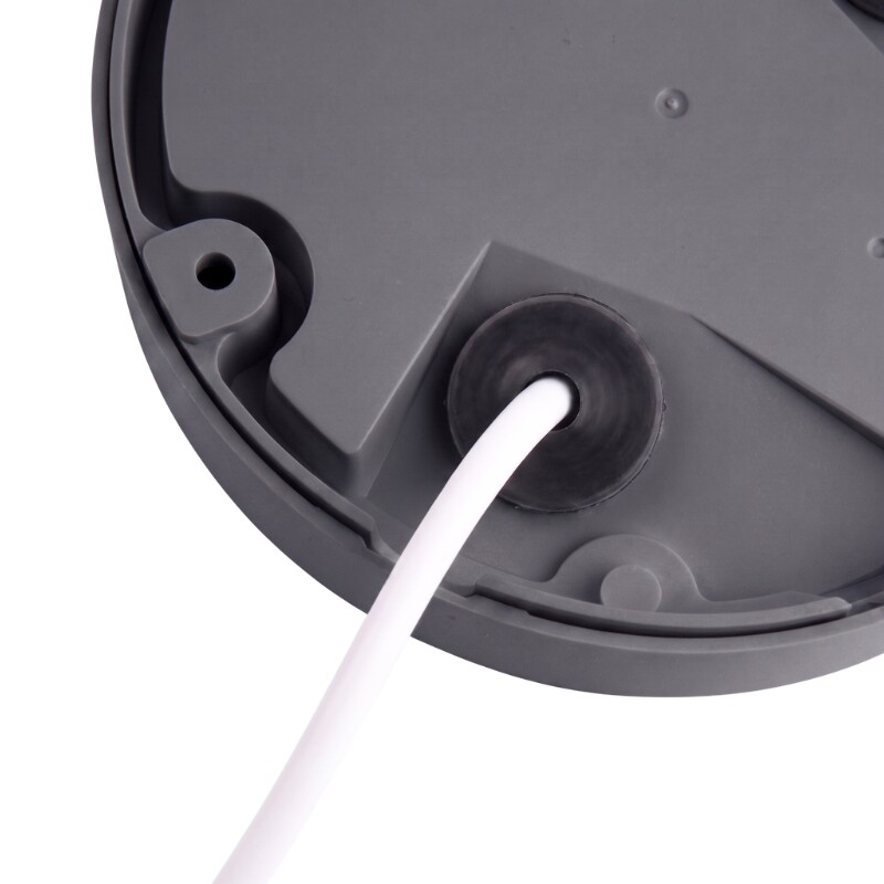 ARTEFACTO EXTERIOR DE PARED REDONDO MOREIRA 3W Luminaria De Exterior De Pared Redondo Moreira 3W Gris