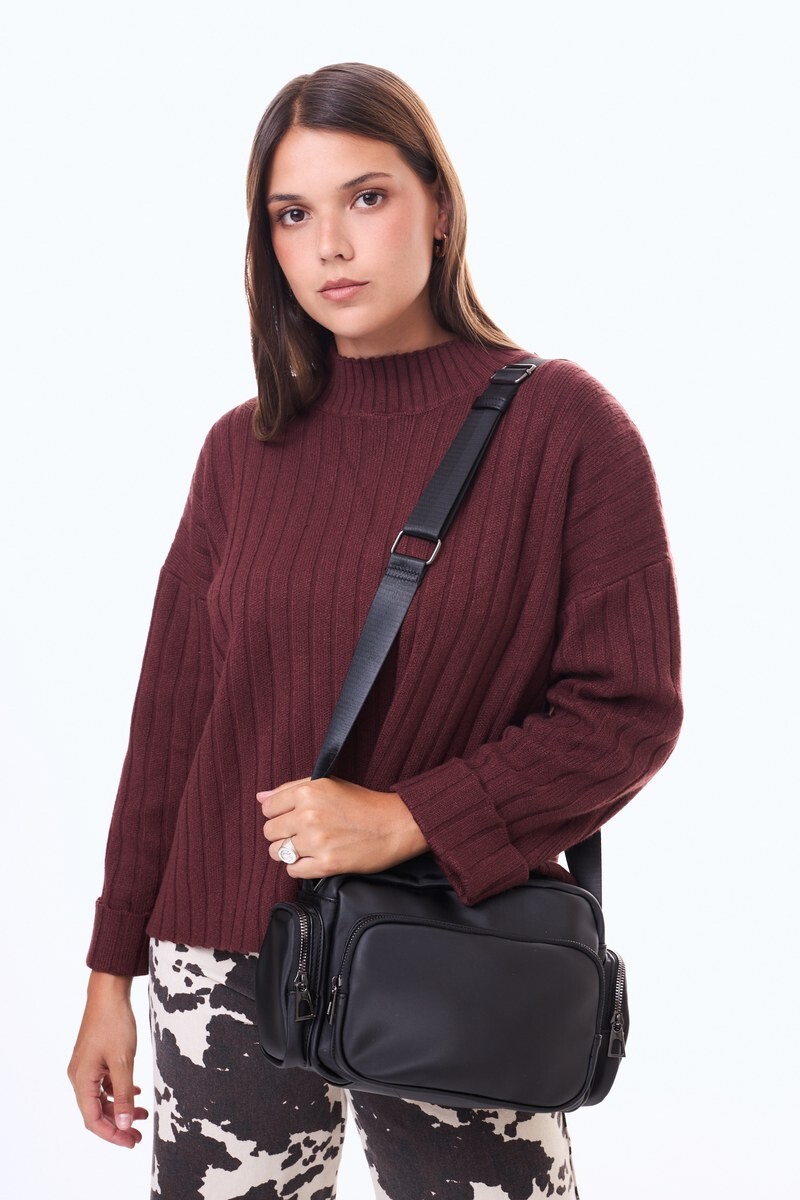 Bandolera Xabia Negro