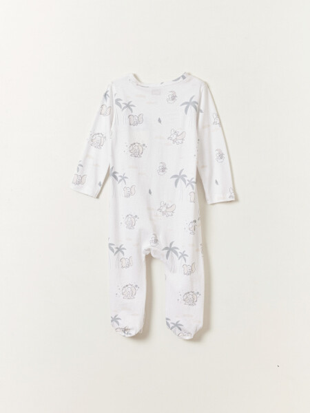 Pack x2 enterito pijama estampado Dumbo Blanco
