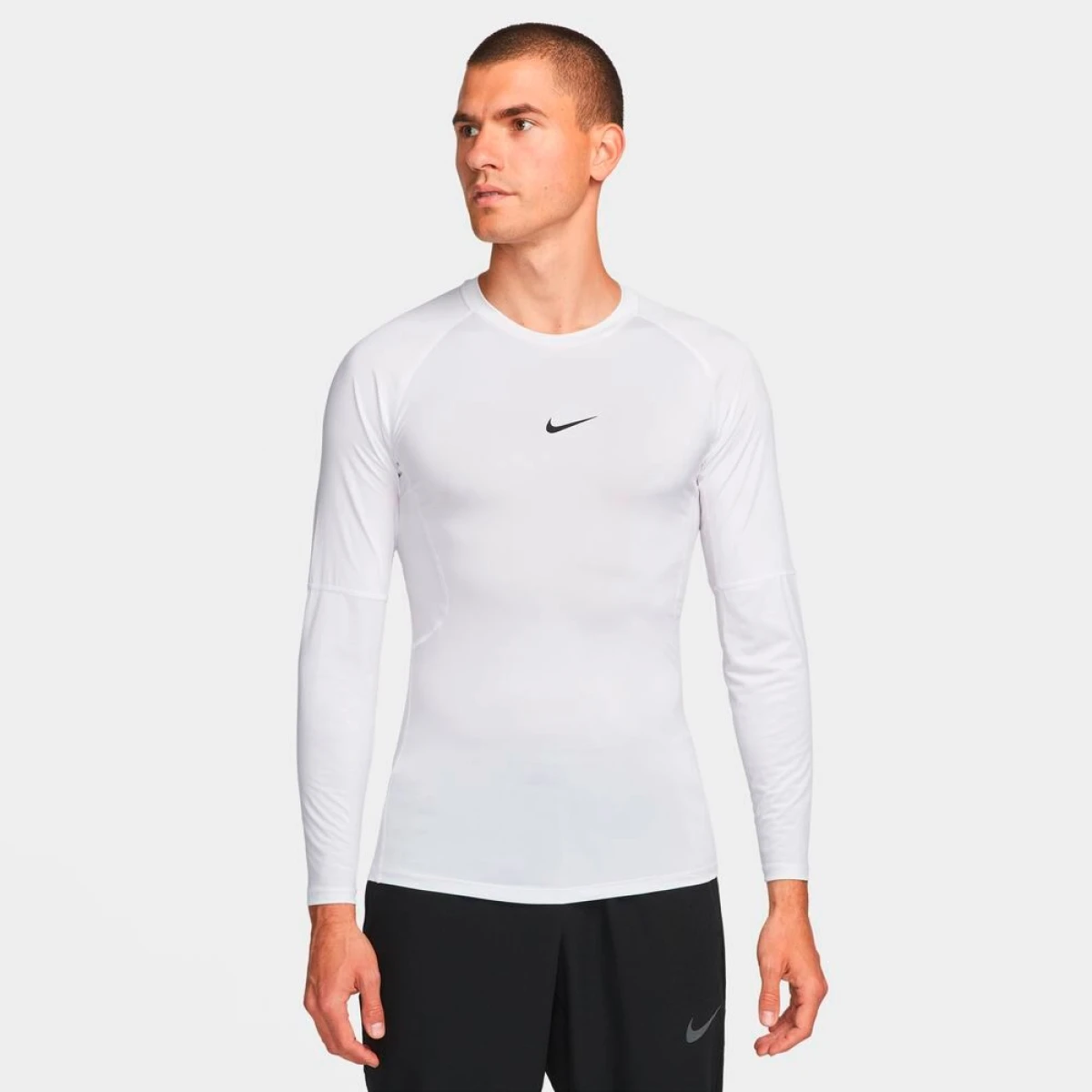 Remera Nike Pro Dri-Fit Tight Top de Hombre - Blanco 