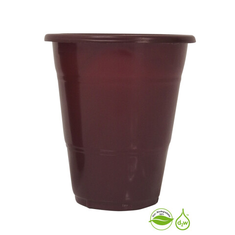 Vaso Biodegradable 210ml x10 Cranberry