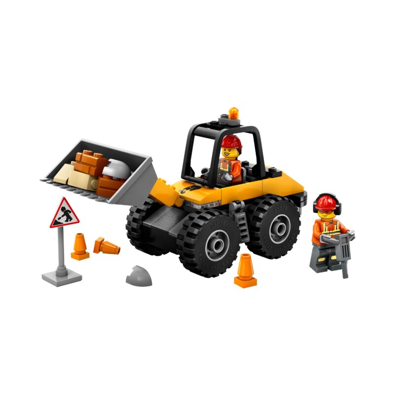 Lego City Cargadora de construccion 71 pcs +4 Lego City Cargadora De Construccion 71 Pcs +4
