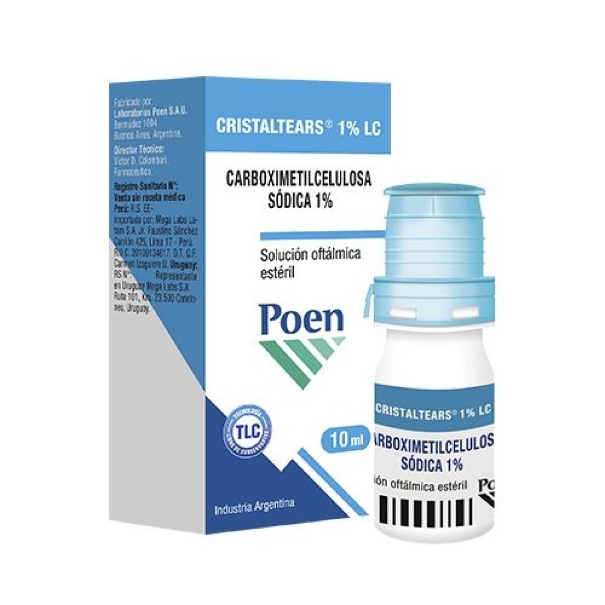 Cristaltears 1% Lc 10ml 