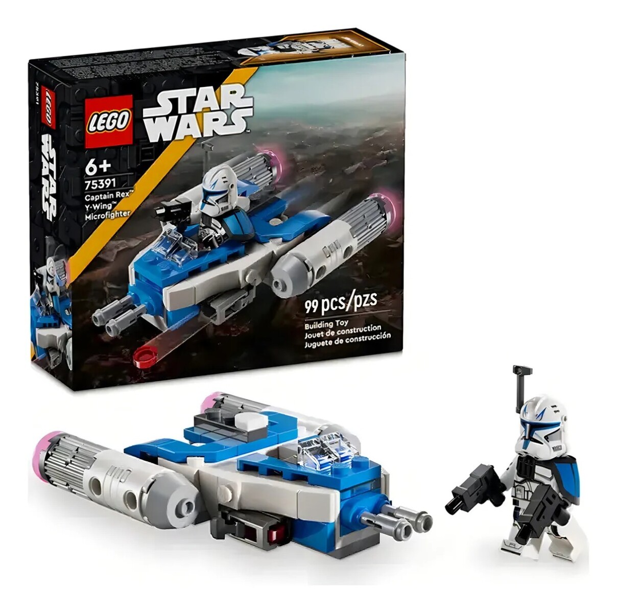 LEGO® Star Wars™ Microfighter – Y-Wing de Captain Rex (75391) 