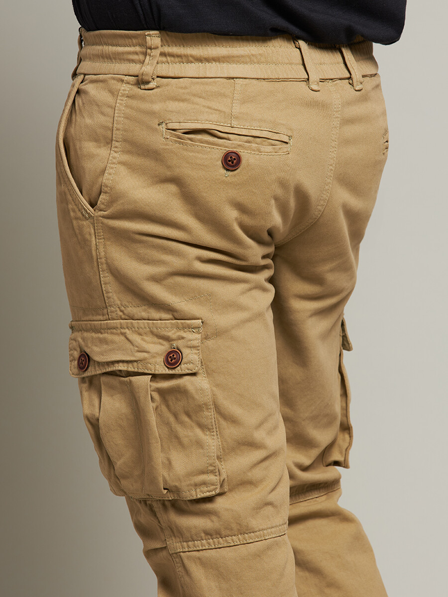 PANTALON CARGO ENCOR DIXIE Kaki