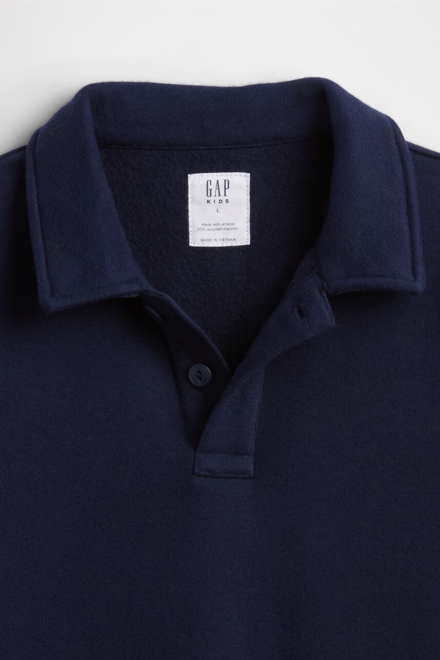 Buzo Tipo Polo Niño Navy Uniform