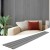 Pack X10 Wpc Simil Madera Panel Revestimiento Lambrin 2.85m Color Gris Oscuro
