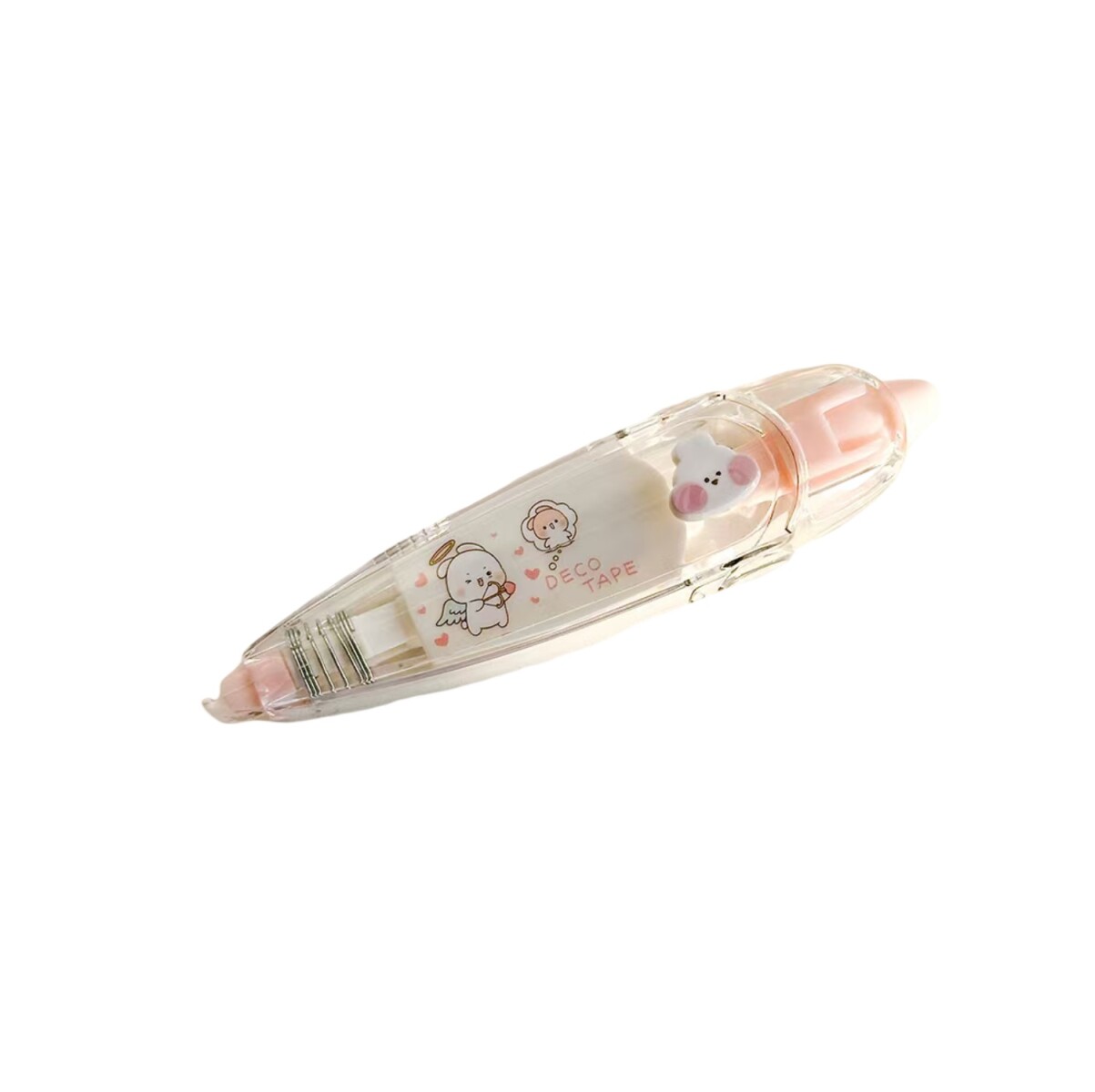 Cinta correctora retráctil - salmón 