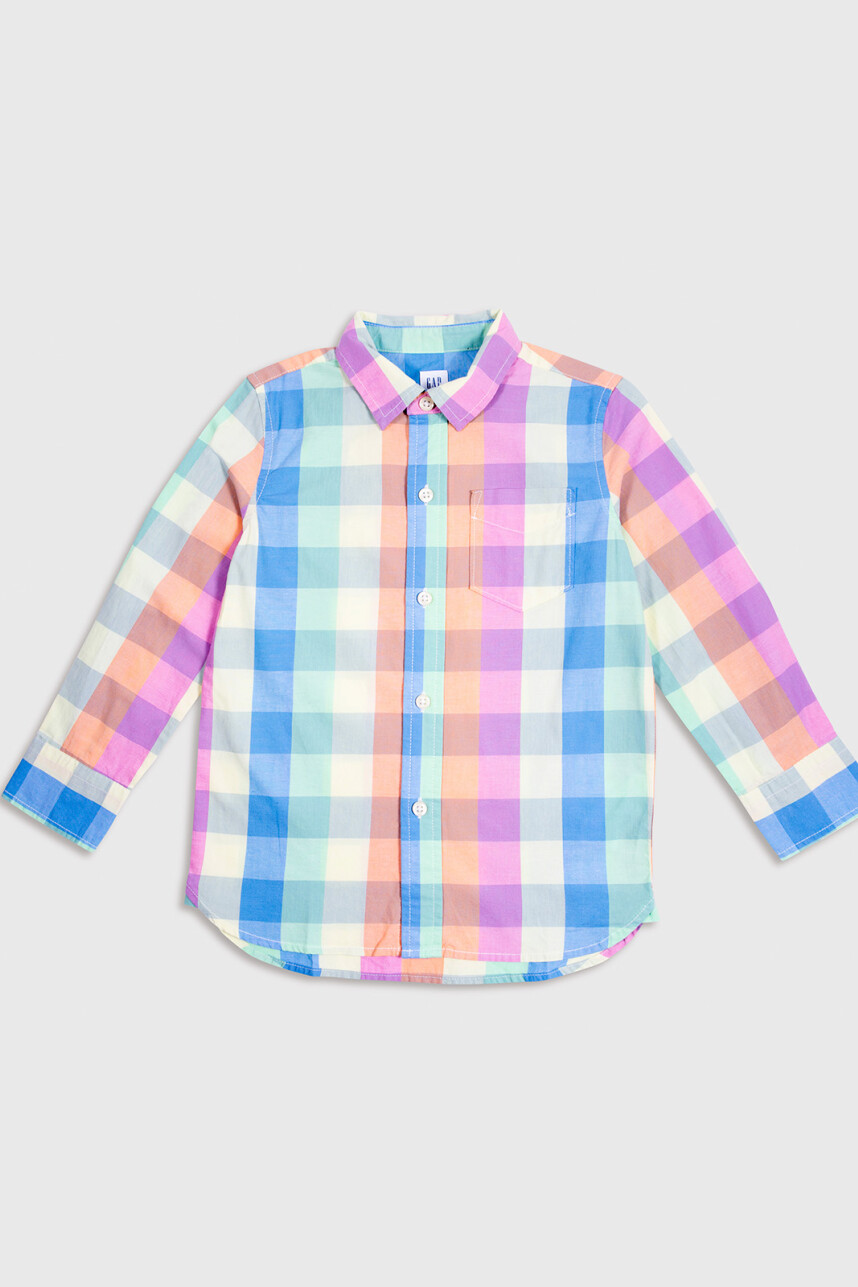 Camisa Poplin Niño Sp Easter Plaid 2032