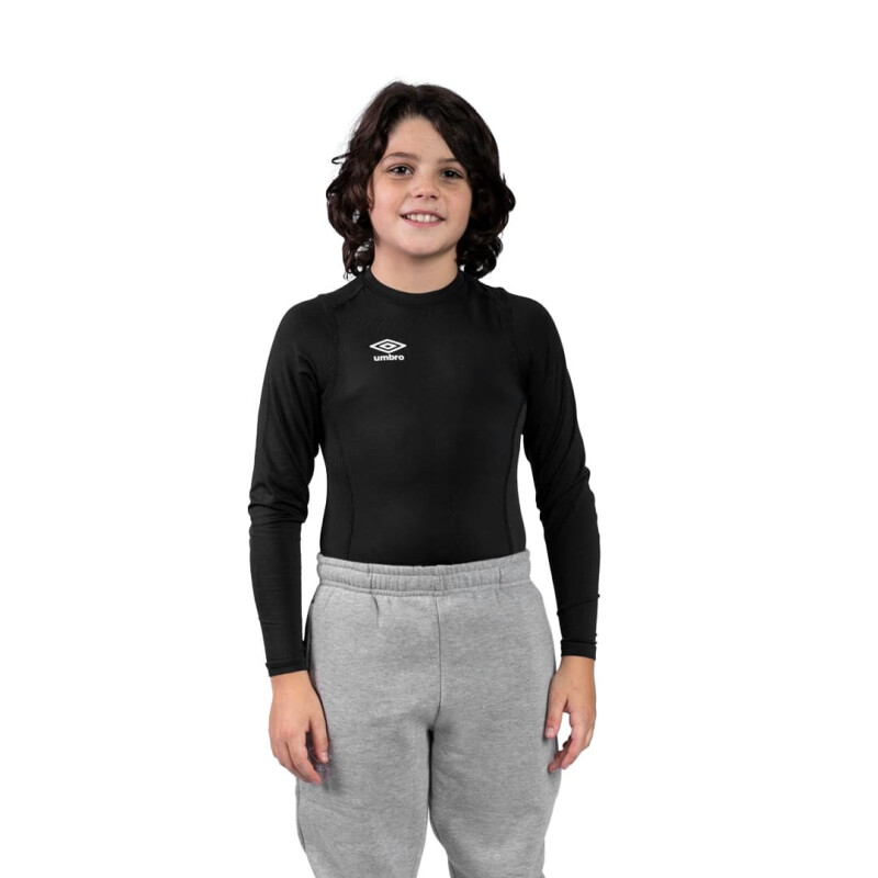 Remera Umbro Spandex Térmica de Niños - 262545U0 Negro