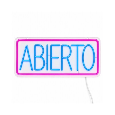 Cartel de Neon Diseño Abierto Cartel de Neon Diseño Abierto