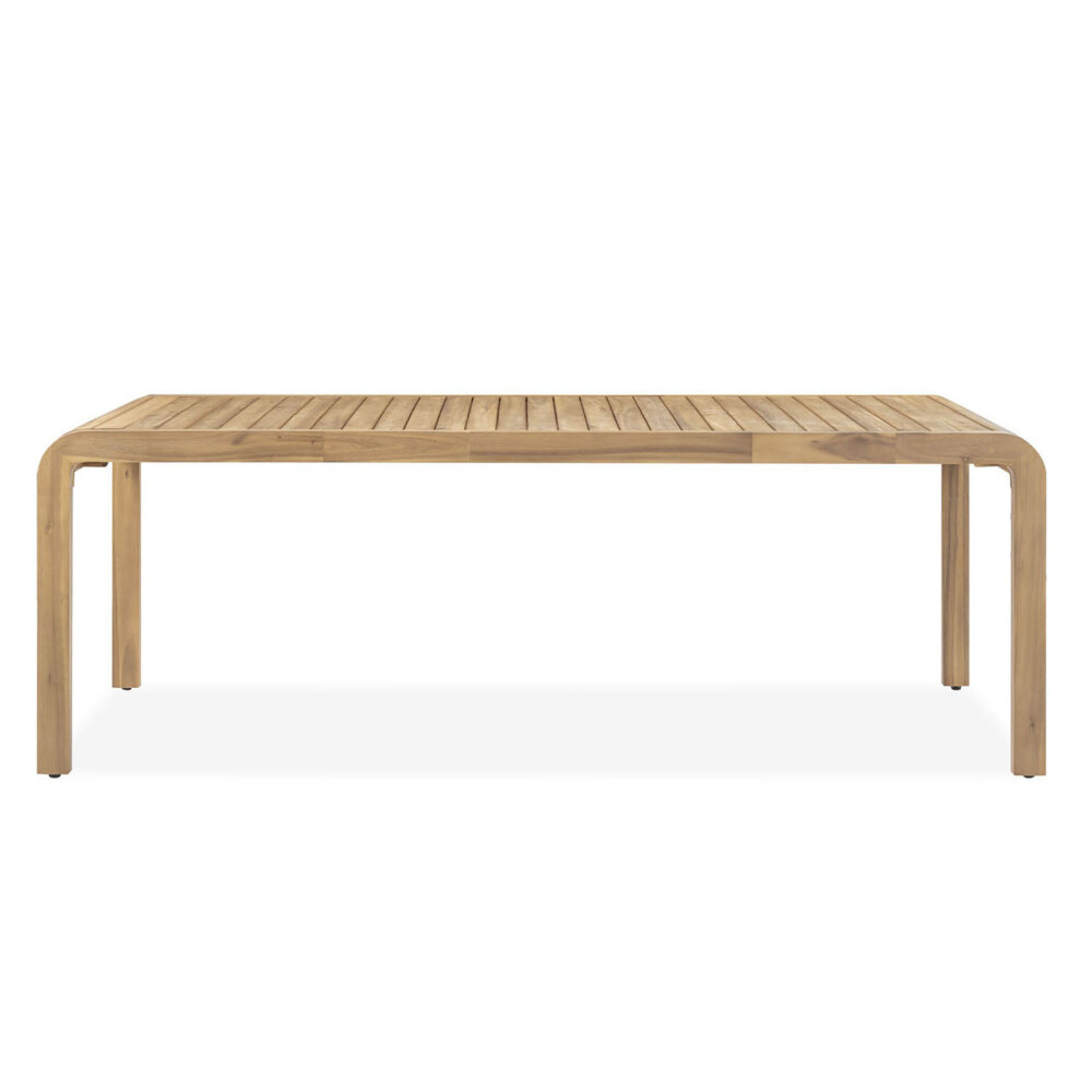SET DE COMEDOR EXTERIOR MADERA-ACACIA NATURAL-BEIGE CAMEO