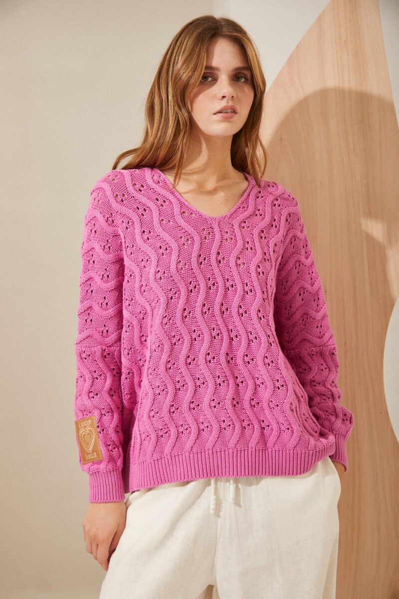 SWEATER AKIRA - FUCSIA 
