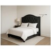 Respaldo Curvo De Sommier Ltc De Madera Forrado En Suede Respaldo Curvo De Sommier Ltc De Madera Forrado En Suede