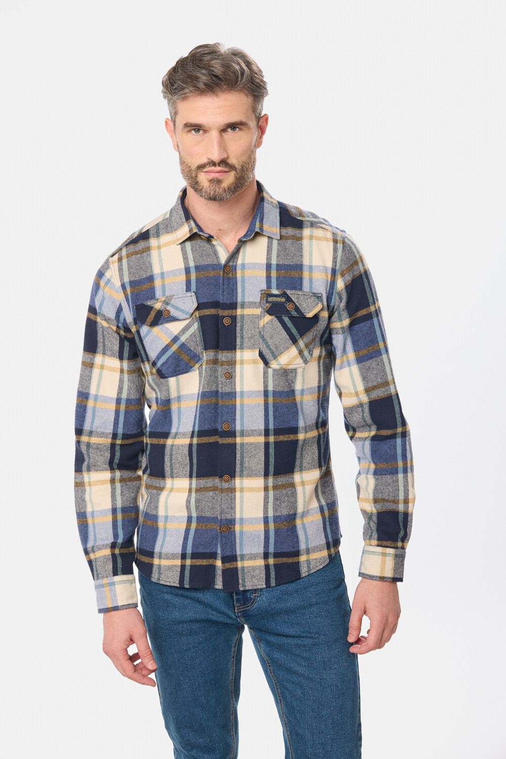 SOBRECAMISA LEÑADORA Azul