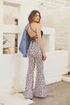 PANTALON FRANCESCA LEOPARD NUDE PANTALON FRANCESCA LEOPARD NUDE