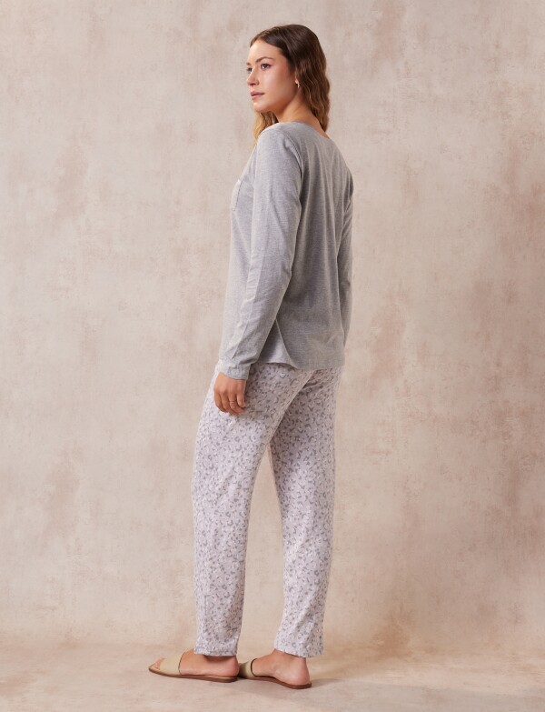Remera De Pijama GRIS