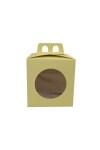 Caja flexi 52 13x13x12 con visor + asa. AMARILLO PASTEL