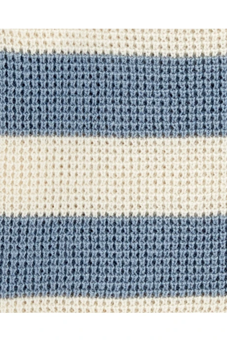 Set dos piezas de algodón, pantalón y saco, diseño a rayas Sin color