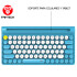 Teclado Y Mouse Inalámbrico Wk897 AZUL