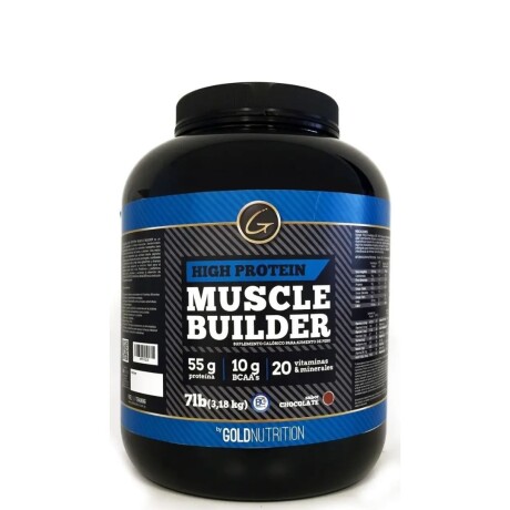 ¡OFERTA IMPERDIBLE! High Protein Muscle Builder Chocolate 7lb Gold Nutrition ¡OFERTA IMPERDIBLE! High Protein Muscle Builder Chocolate 7lb Gold Nutrition