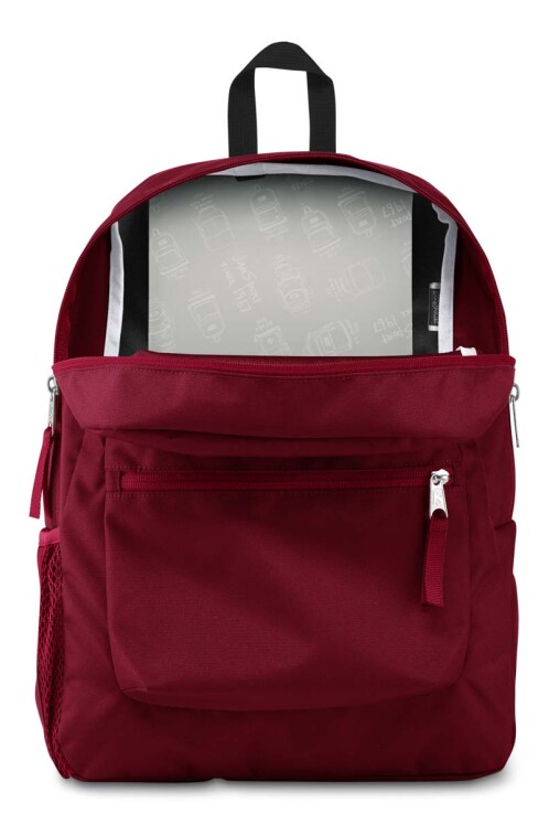 MOCHILA JANSPORT CROSS TOWN RUSSET RED